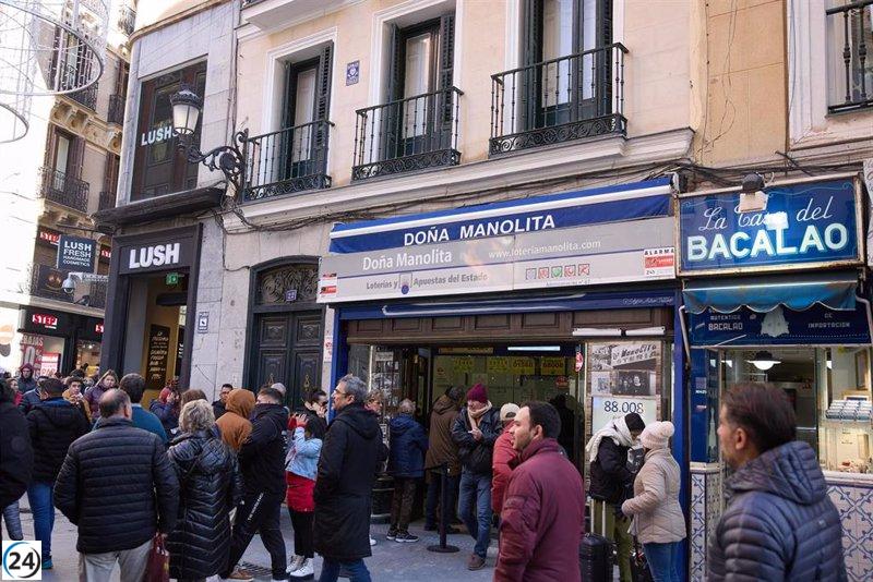 El Sorteo de 'El Niño' en Extremadura aumenta sus ventas en un 7,2% para alcanzar los 15,5 millones de euros en 2024.