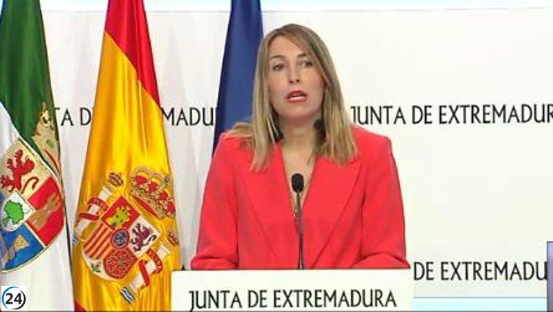 Guardiola va al Senado para apoyar a Extremadura ante la Ley de Amnistía.