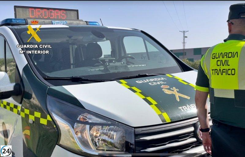 Motorista detenido por conducir ebrio y drogado cerca de Badajoz.