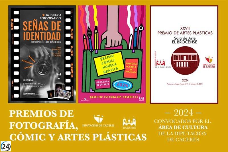 Premios de Artes Plásticas, Fotografía y Cómic de la diputación cacereña siguen recibiendo propuestas.