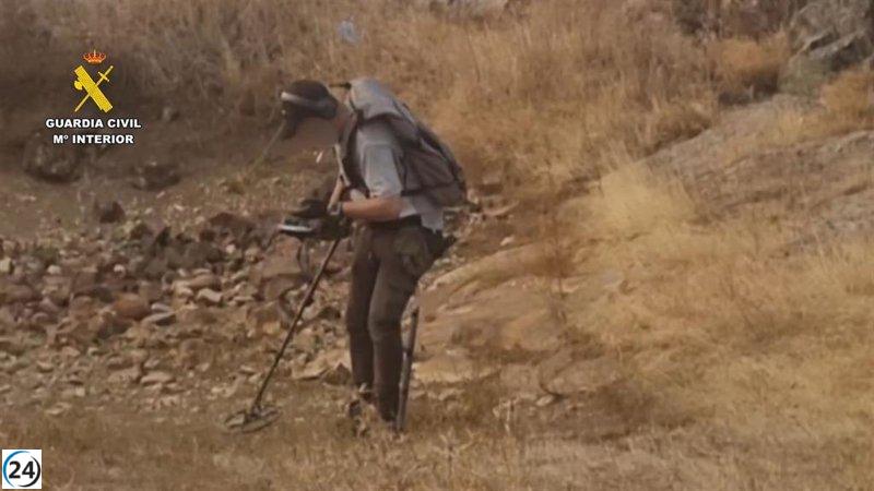 Detenido por saquear yacimientos arqueológicos en Cáceres.