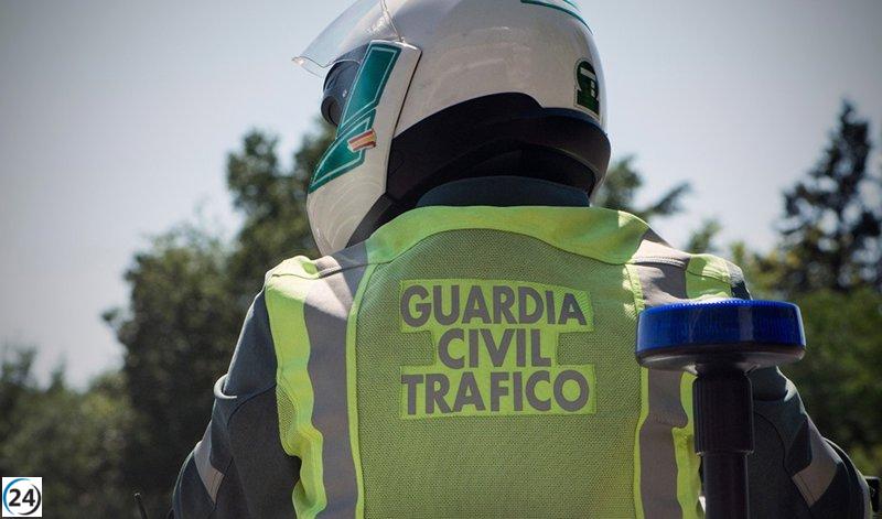 Accidente en Nuñomoral deja a un motociclista herido tras chocar con un automóvil.