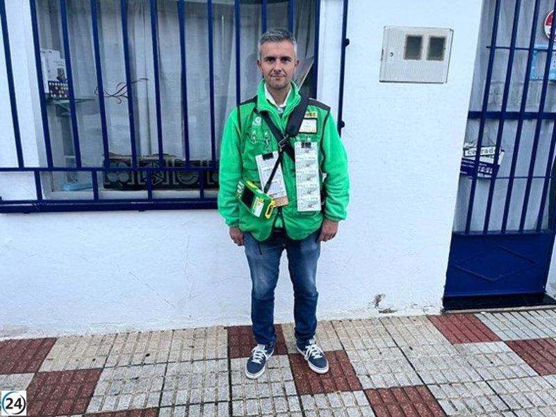 La ONCE distribuye 210.000 euros en Valdivia (Badajoz) a través de su cupón diario.