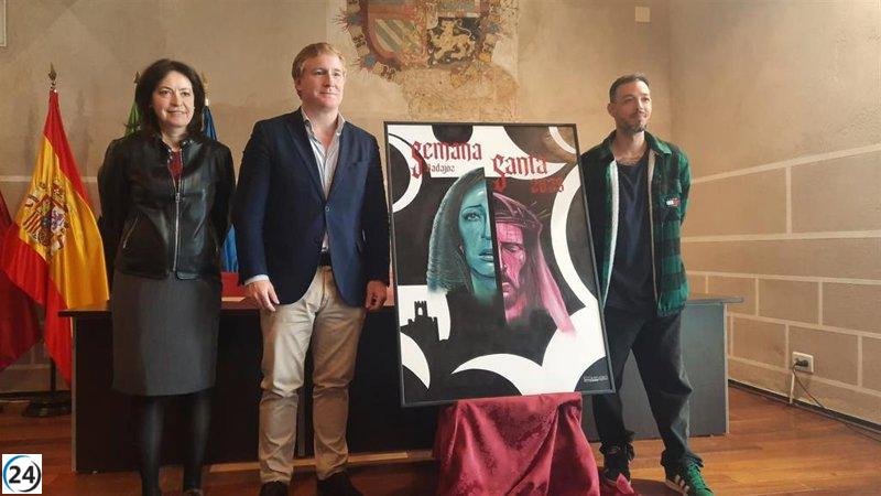 Alejandro Pajuelo 'Chino' diseña el cartel de la Semana Santa de Badajoz 2025.