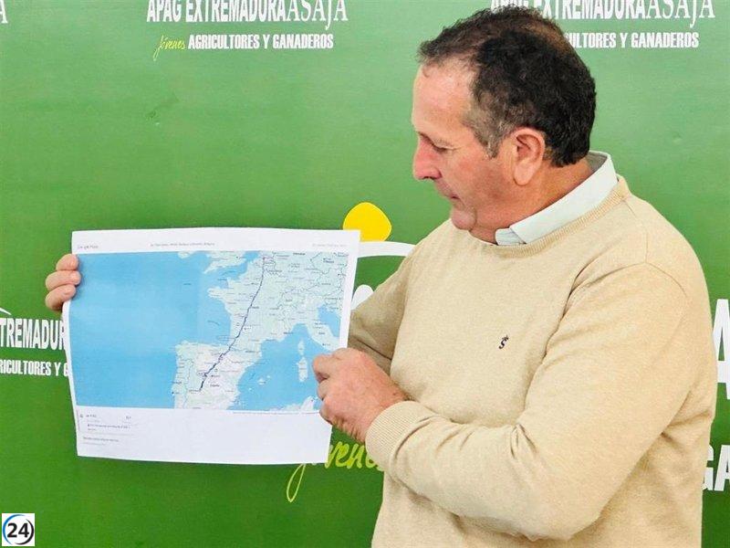 Agricultores de APAG Extremadura Asaja marcharán en tractor hacia Bruselas en abril para reclamar cambios en las políticas agrícolas de la UE.