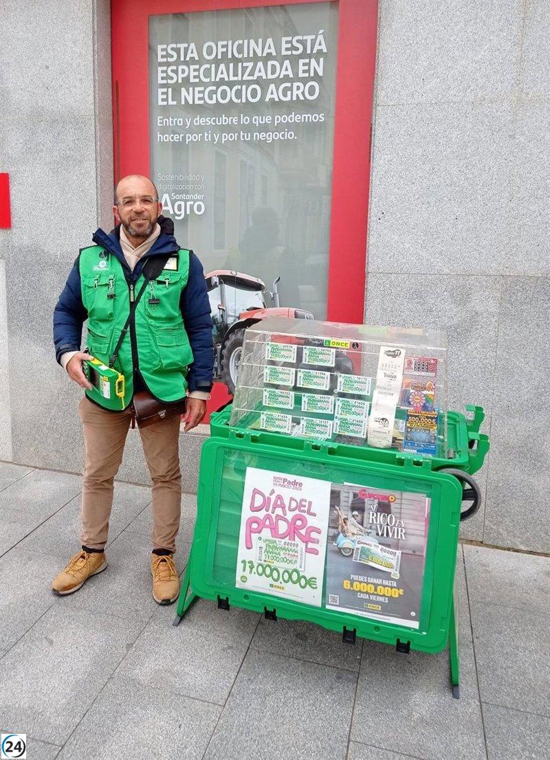 La ONCE reparte más de 1,8 millones de euros en Guareña durante el sorteo de este martes.