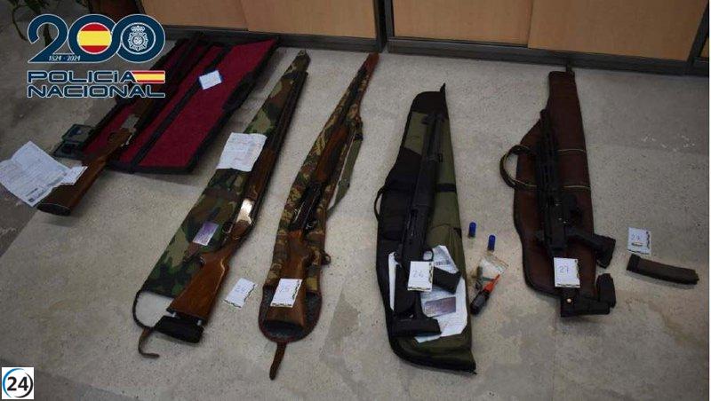 Daños en vehículos y viviendas de involucrados en el tiroteo de Plasencia esta semana.