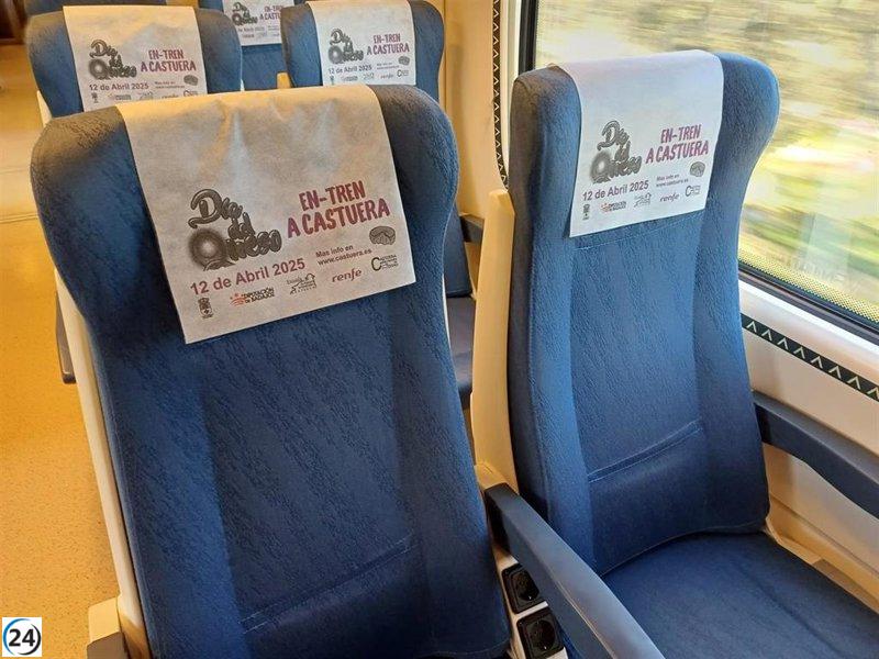 Renfe habilita cuatro trenes adicionales para celebrar el 'Día del Queso' entre Badajoz y Castuera este sábado.