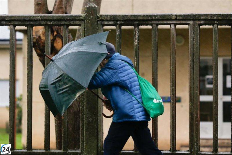 El 112 extiende alerta amarilla por lluvias y tormentas en diversas áreas de Extremadura hasta el sábado.