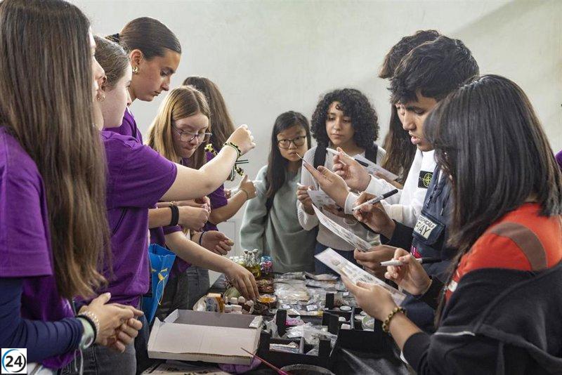 Elvas celebra la integración de España y Portugal a la UE con las Escuelas Embajadoras del Parlamento Europeo.