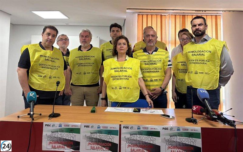 Sindicatos de educación anuncian huelga si no se resuelve la parálisis en la homologación de salarios.