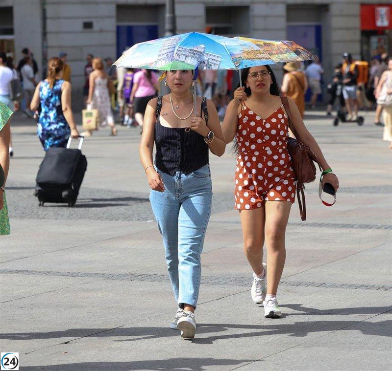Extremadura, a excepción del sur de Badajoz, en alerta naranja por calor intenso este jueves.