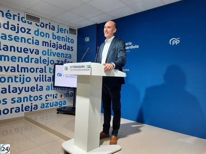El PP extremeño resalta la importancia de la región para Feijóo y critica la falta de respuesta de Gallardo ante Sánchez.