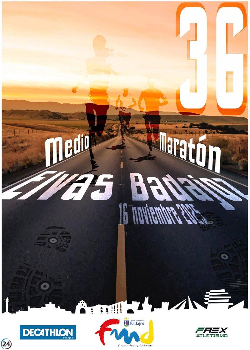 Elvas-Badajoz Medio Maratón: Apuesta deportiva con 2.000 plazas el 16 de noviembre.