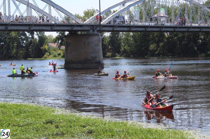 Más de 230 remeros se unirán este domingo al XVI Descenso del río Alagón.
