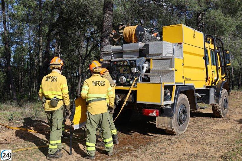 Extremadura sufre 27 incendios forestales en una semana, devastando más de 2.300 hectáreas.