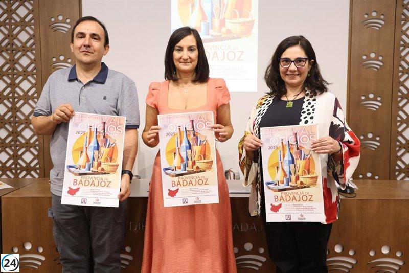 Badajoz acoge su primer Festival de Oficios Artesanales en cuatro localidades.