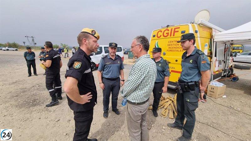 Alemania envía un contingente clave para combatir incendios en Jarilla este lunes.