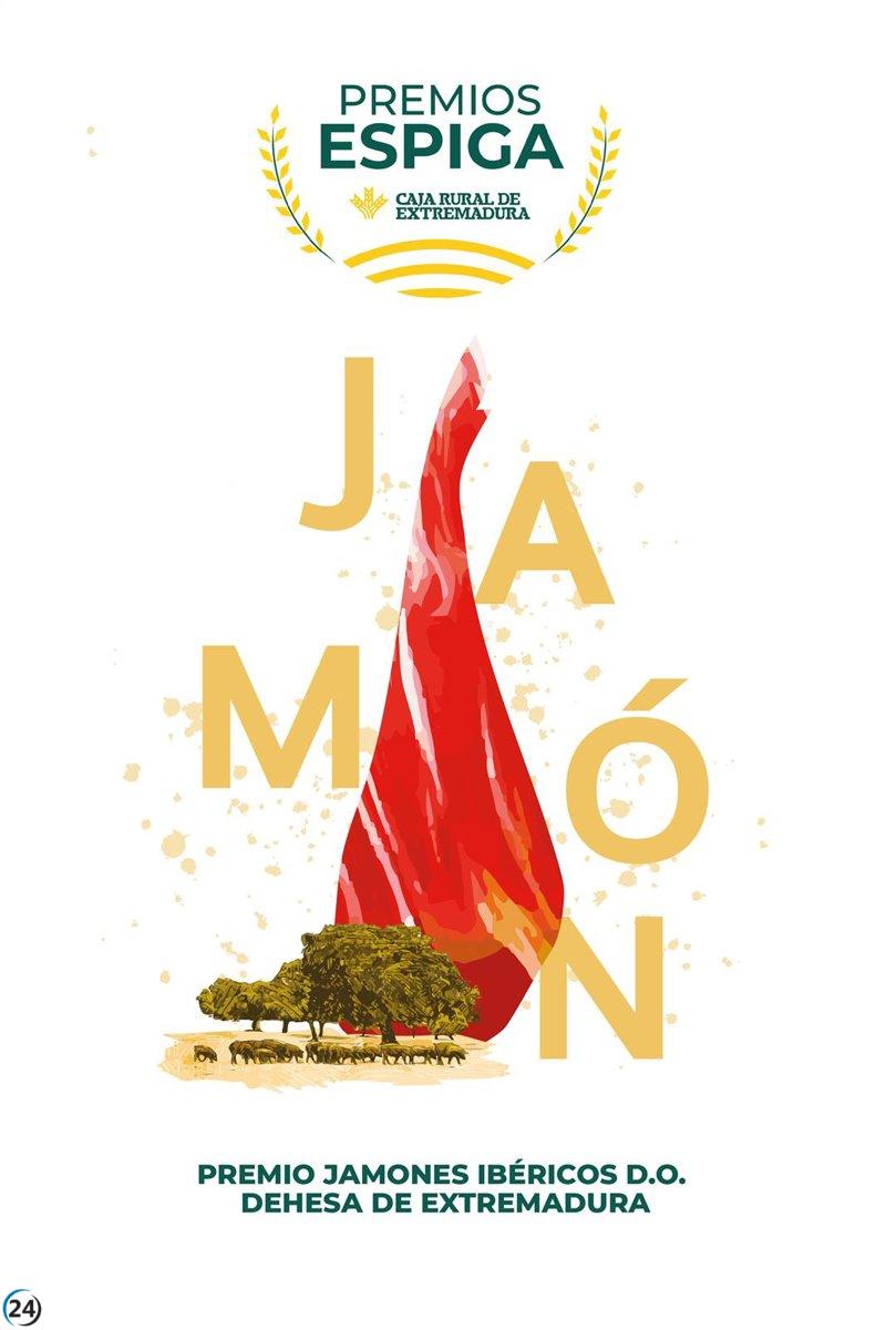 Caja Rural de Extremadura y DOP Dehesa de Extremadura lanzan la vigésimo sexta edición del Premio Espiga al Jamón Ibérico.