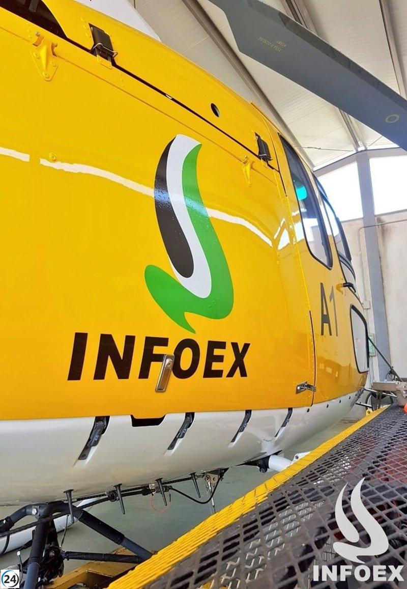 Infoex reduce a cero el riesgo de incendio en Escurial, Cáceres.