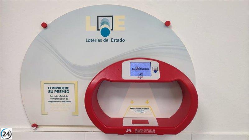 Un boleto de la Bonoloto de Mérida gana 44.475 euros en el sorteo del martes.