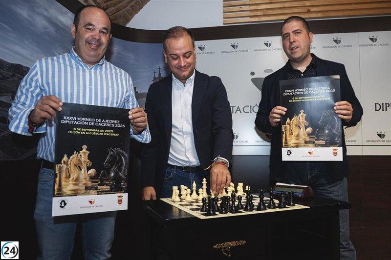 Cien ajedrecistas se dan cita en el XXXVI Torneo de Ajedrez en Alcuéscar este fin de semana.