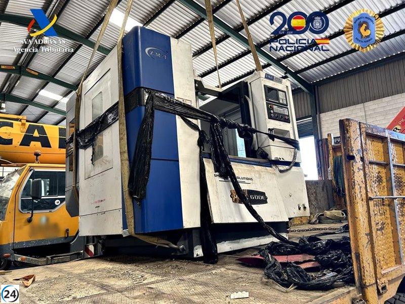 Desmantelan red de tráfico de cocaína en Mérida con hallazgo de 513 kilos escondidos en maquinaria argentina.