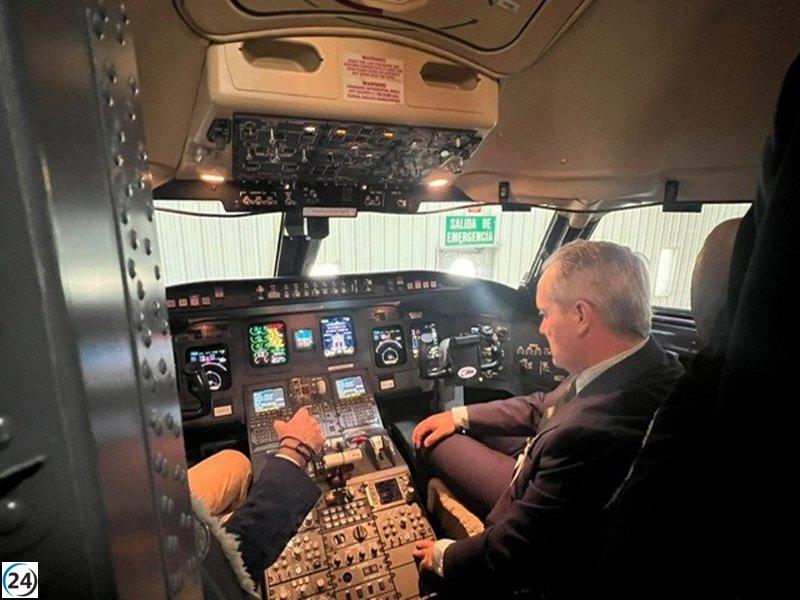 La Junta solicita al Gobierno un encuentro para discutir la implementación del sistema antiniebla en el aeropuerto de Badajoz.