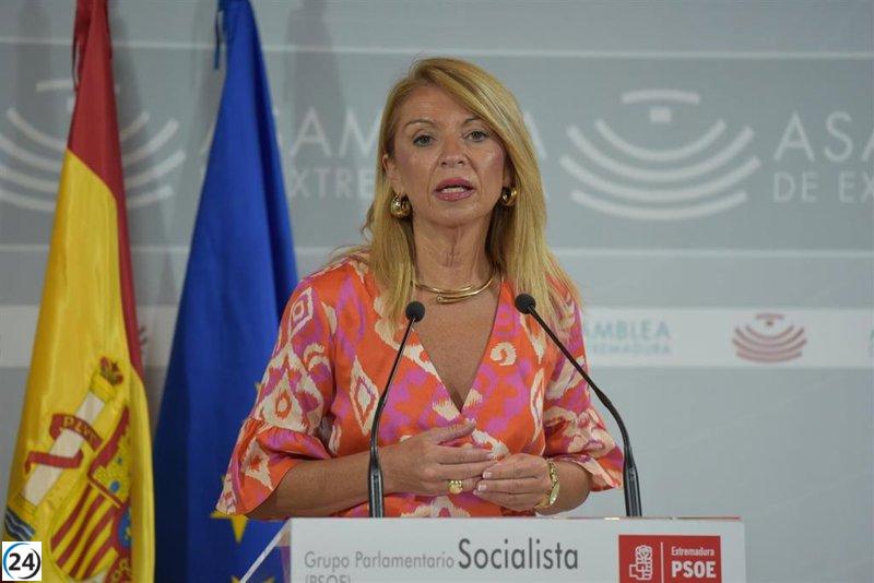 El PSOE propone investigar los incendios en Extremadura y citará a Guardiola si se forma la comisión.