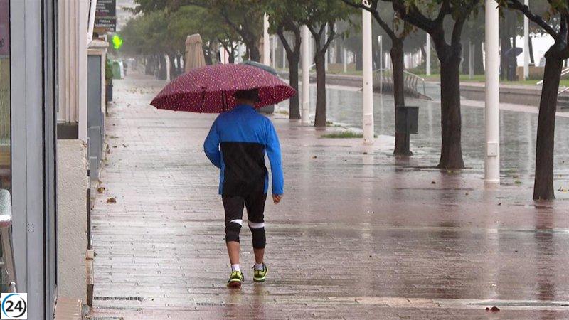 Este martes, el 112 emite alerta amarilla por lluvias en distintas zonas de Cáceres y el sur de Badajoz.