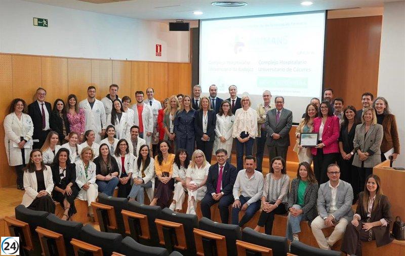 Badajoz y Cáceres logran Certificación en Humanización para sus Servicios de Farmacia Hospitalaria.