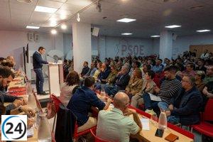 El PSOE respalda unánimemente a Gallardo como candidato en las elecciones del 21 de diciembre.