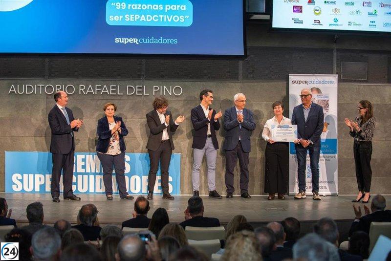 El Sepad premiado nuevamente por su compromiso con el envejecimiento activo en los Supercuidadores 2025.