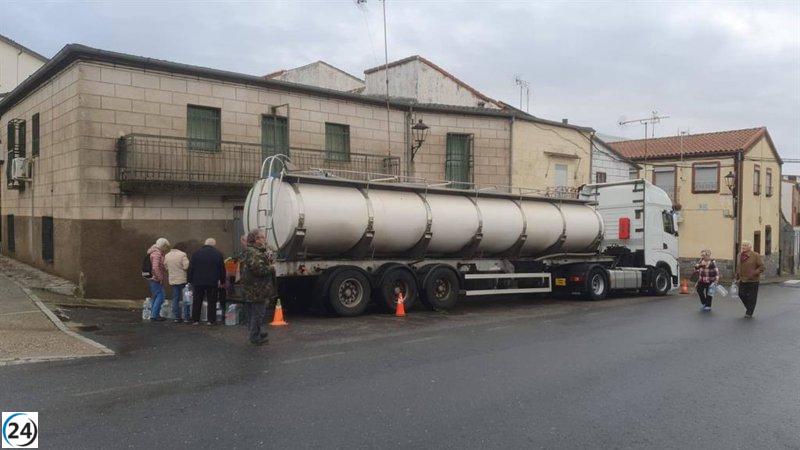 MásMedio mejora el acceso al agua potable en Oliva de Plasencia y Caminomorisco con cisternas adicionales.