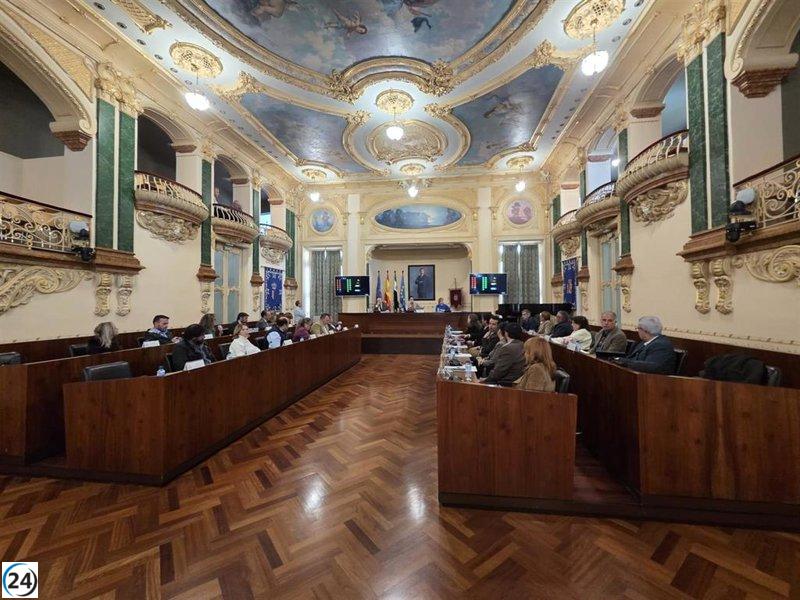 La Diputación de Badajoz ratifica sus presupuestos de 2026 con el apoyo del PSOE y el rechazo del PP.
