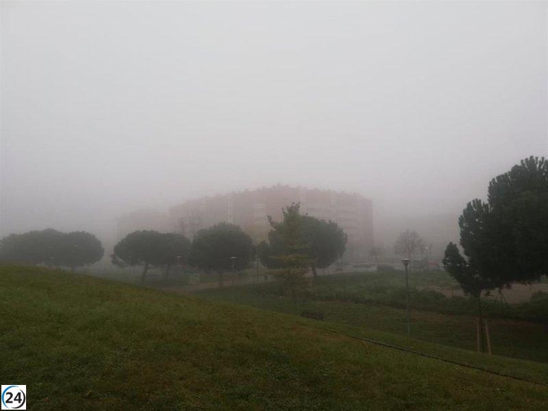 Las Vegas del Guadiana bajo aviso amarillo por nieblas este domingo.