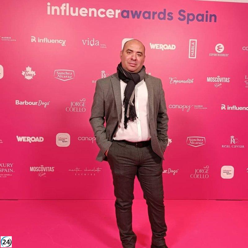 El chef navalmorense David Gibello alcanza la final en los Influencer Awards España 2026.