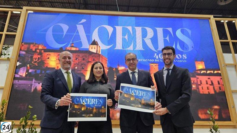 Cáceres celebra cuatro décadas como Ciudad Patrimonio de la Humanidad y un destino inolvidable.