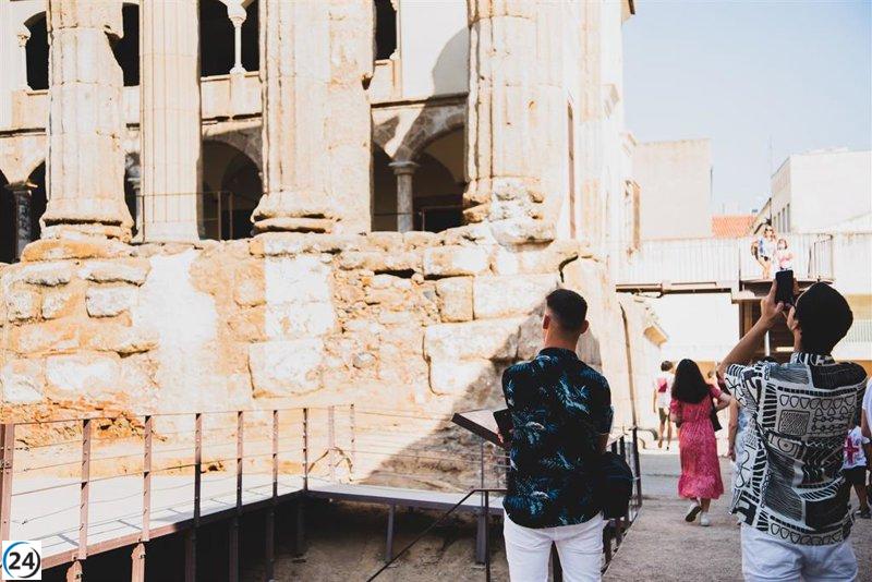 Aumento del 1,7% en el turismo hotelero de Extremadura durante enero.