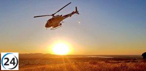 Controlado el fuego en Casas del Castañar y reducida la alerta de peligro.