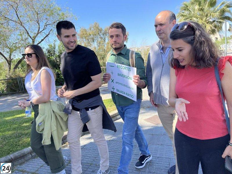 Irene de Miguel solicita mejoras para los docentes extremeños.