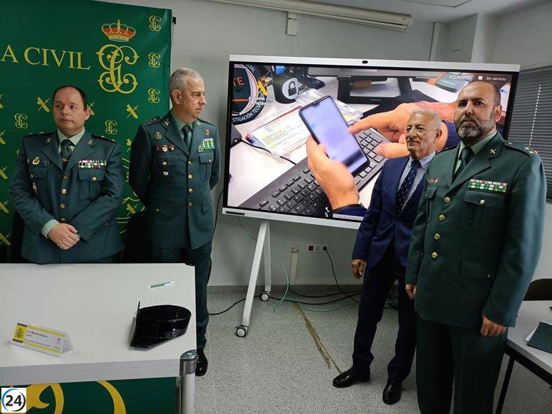 Red estafadora desmantelada en Cáceres con un millón de euros obtenidos de 315 víctimas.