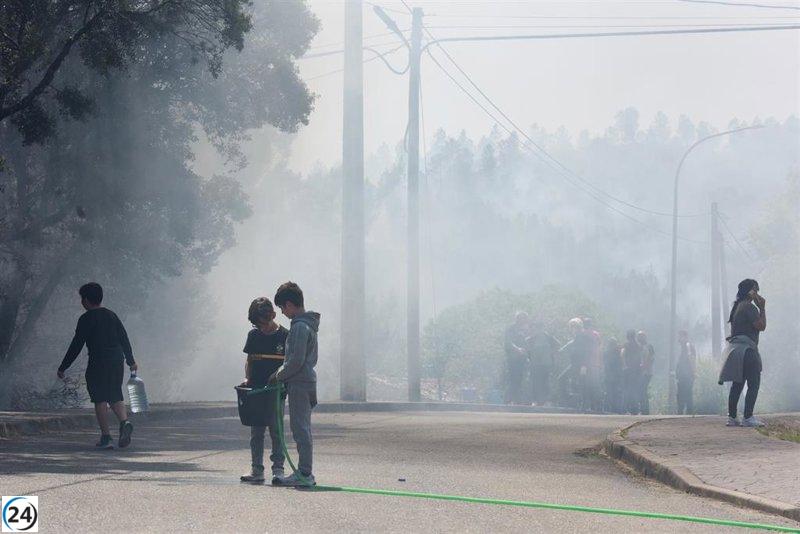 El incendio en Cadalso, Descargamaría y Robledillo está