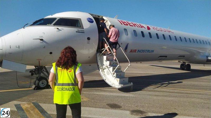 Air Nostrum éxito con nuevo vuelo entre Badajoz y Gran Canaria