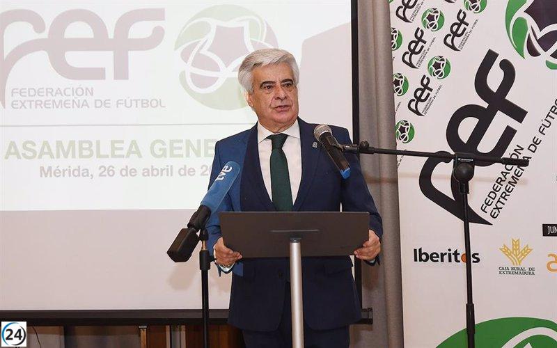Pedro Rocha, extremeño, asume presidencia interina de la RFEF tras suspensión provisional de Rubiales por FIFA.