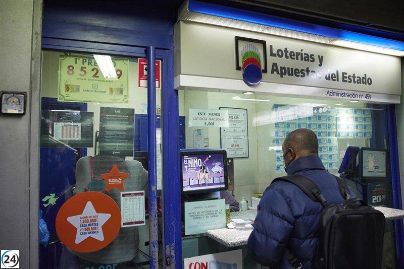Se reparte 50.000 euros en Fuelabrada de los Montes en el sorteo de la Bonoloto.