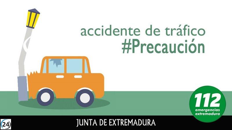 Una mujer resulta herida gravemente tras accidente automovilístico en Alburquerque: policontusiones y trauma craneal