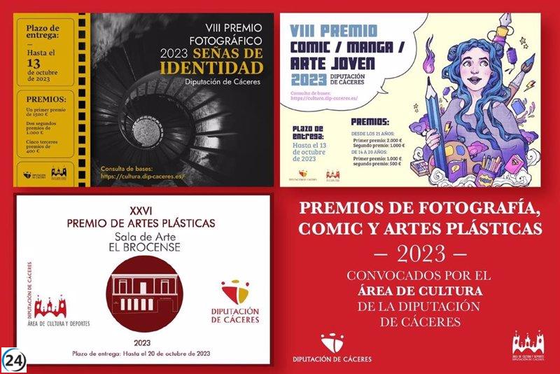Última oportunidad para participar en los premios de fotografía y cómic de la Diputación de Cáceres: plazo de presentación finaliza esta semana