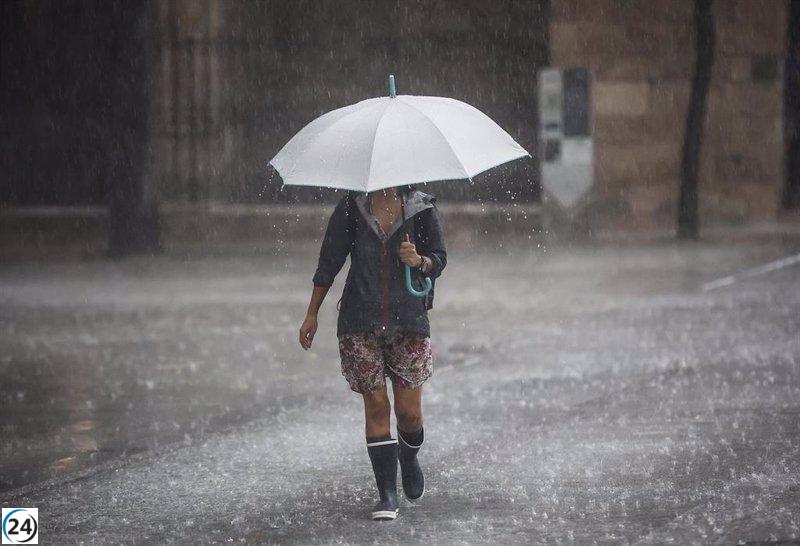 Las intensas precipitaciones de la tormenta Bernard inundan el sur de Badajoz con más de 30 litros, alcanzando los 50 en Monesterio.