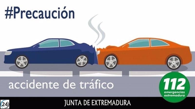 Accidente de tráfico en Villanueva de la Serena deja a hombre con múltiples lesiones